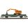Busch 31516 Bauzugwagen mit Rungen Ks [3300] mit T-174, DR, Ep.IV Spur TT