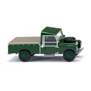 Wiking 010704 Land Rover Pickup - dunkellaubgrün Maßstab 1:87