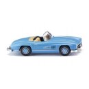 Wiking 023301 MB 300 SL Cabrio, hellblau Maßstab 1:87
