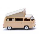 Wiking 031803 VW T2b Campingbus, beige Maßstab 1:87