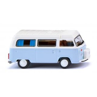 Wiking 031804 VW T2b Campingbus, weißblau/weiß Maßstab 1:87