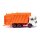 Wiking 063805  MAN Pressmüllwagen, weiß/kommunalorange Maßstab 1:87