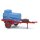 Busch 53611 IFA HL 10 Anhänger, Pritschenwagen, LPG Roter Oktober  Maßstab 1:87