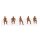Busch 1996 Figuren-Set »Traktorfahren« Spur H0