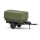 Busch 53613 HL 10.00 Anhänger NVA Pritschenwagen, Bj. 1966  Maßstab 1:87