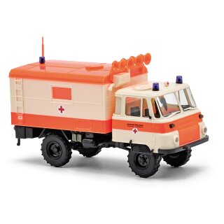 Busch 50255 Robur LO 2002 A DRK Frankenthal / Pfalz, Bj. 1983 Maßstab 1:87