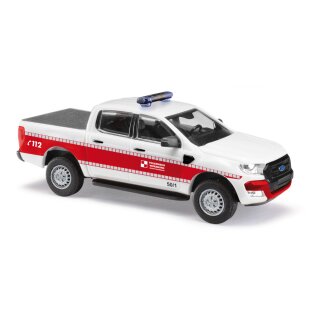 Busch 52847 Ford Ranger, Feuerwehr Würzburg, 2016 Maßstab 1:87