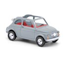 Busch 48780 Fiat 500 Cabriolimousine, grau, 1965...