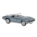 Brekina 18027 Chevrolet Corvette C2 Cabrio, türkis...