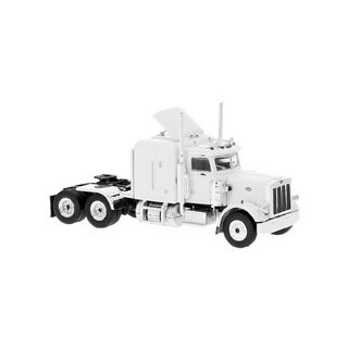 Brekina 10224 Sortiment zum Bau einer Peterbilt 359 Zugmaschine, weiß Maßstab: 1:87