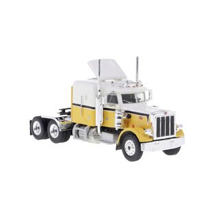 Brekina 85717 Peterbilt 359 Zugmaschine weiß/gelb  Maßstab 1:87