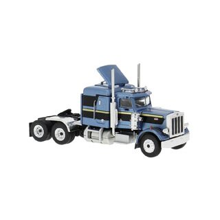 Brekina 85718 Peterbilt 359 Zugmaschine blau/schwarz Maßstab 1:87