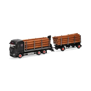 Kopie von Herpa 320085 MAN TGX GX Schubboden-Sattelzug "Baumann/Knapen  Maßstab 1:87