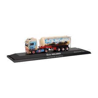 Herpa 122320 MAN TGX GX Silo-Sattelzug, 70 Jahre Silo Melmer (A) Maßstab 1:87