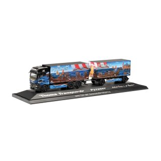 Herpa 122337 MAN TGX GM Getränkekoffer-Hängerzug, Pyraser III / Rudi Thoma Maßstab 1:87