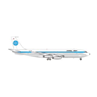 Herpa 573696 Pan Am Boeing 707-320 - N717PA, Jet Clipper Fleetwing Maßstab 1:200