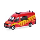 Herpa 098748 MAN TGE Halbbus Hochdach, Feuerwehr....