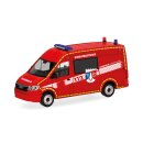 Herpa 098731 MAN TGE Halbbus Hochdach, Feuerwehr...