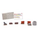 Busch 1847 Paletten-Set, Baustelle Spur H0