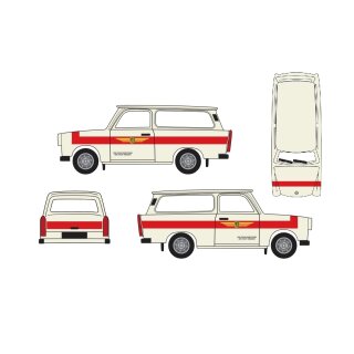 Zenker 03-427 IFA Trabant P601 Universal VEB Verkehrsbetriebe Stadt Dresden  Maßstab 1:87