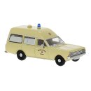 Brekina 20670 Opel Rekord C KTW des DRK Maßstab 1:87