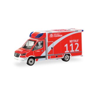 Herpa 098953 Mercedes-Benz Sprinter 18 Rettungswagen "Berliner Feuerwehr" Maßstab 1:87