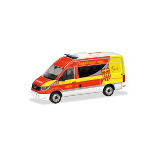 Herpa 098816 MAN TGE Halbbus Hochdach "Feuerwehr Paderborn"  Maßstab 1:87