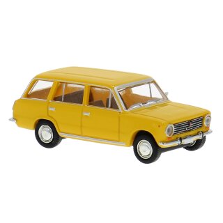 Brekina 27262 Lada 2102 Kombi, gelb, 1971 Maßstab: 1:87