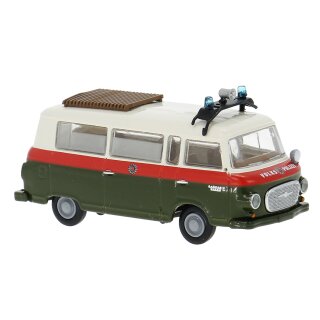 Brekina 30045 Barkas B 1000 Bus, Volkspolizei, 2te Variante Maßstab: 1:87