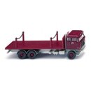 Wiking 044701 Volvo F88 Rungenpritschen-LKW, weinrot...