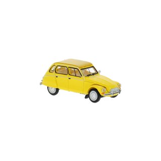 Brekina 14260 Citroen Dyane, gelb, 1976 Maßstab: 1:87