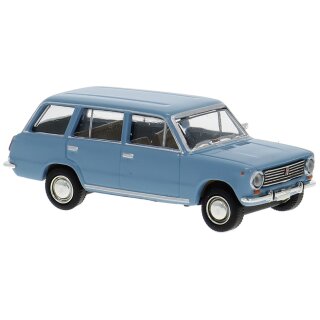 Brekina 22425 Fiat 124 Familiare, hellblau Maßstab: 1:87