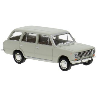 Brekina 22429 Fiat 124 Familiare, grau Maßstab: 1:87