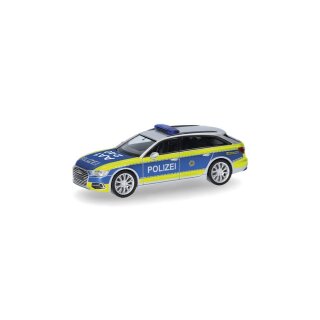 Herpa 099271 Audi A6 Avant, Polizei Baden-Würtemberg  Maßstab 1:87