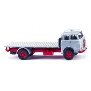 Wiking 041605 MAN Pausbacke Flachpritschen-LKW, silbergrau  Maßstab 1:87