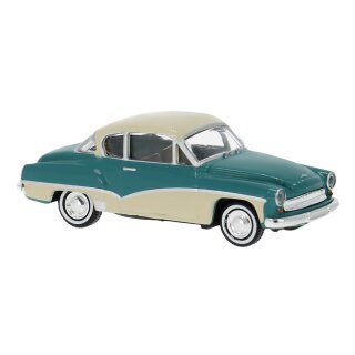 Brekina 27162 Wartburg 311 Coupe, grün/hellblau von 1959 Maßstab: 1:87