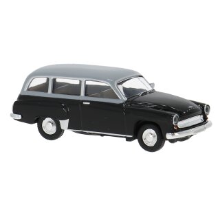 Brekina 27191 Wartburg 311 Kombi, schwarz/grau von 1959 Maßstab: 1:87