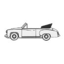 Brekina 27050 Wartburg 311 Cabrio in weiß...