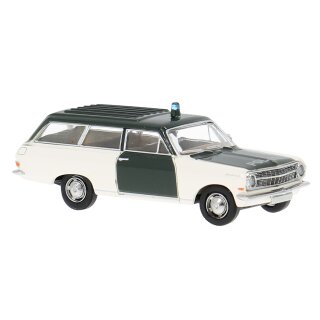 Brekina 20474 Opel Rekord A CarAVan der Polizei Maßstab: 1:87