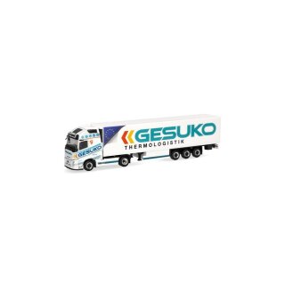 Herpa 320436 Volvo FH Aero GL XL Kühlkoffer-Sattelzug, GESUKO  Maßstab 1:87