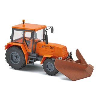 Busch 50425 Traktor Fortschritt ZT 323A, mit Spitzschneepflug, Berlin Maßstab 1:87
