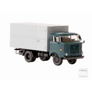 Hädl 121054-12 IFA W50L Stahlleichtbaukoffer, blaugrün Spur TT