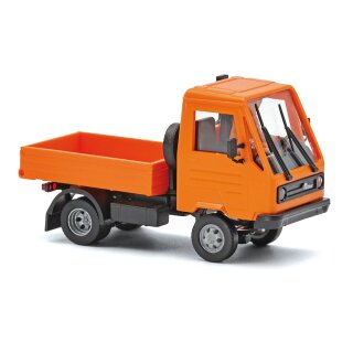 Busch 42255 Multicar M26 mit Fahrer, orange ,Maßstab 1:87
