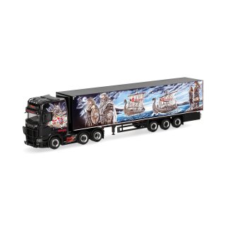 Herpa 321303 Scania CS 20 Hochdach Kühlkoffer-Sattelzug, Byrknes  Maßstab 1:87
