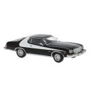 Brekina 19735 Ford Gran Torino, schwarz/weiss, 1976...