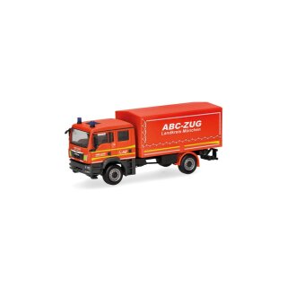 Herpa 099080 MAN TGM MzKW, ABC-Zug Landkreis München (Bayern/München) Maßstab 1:87
