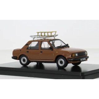 ABREX ABR143AU-702YQ Skoda 120L, braun, 1984  Maßstab: 1:43