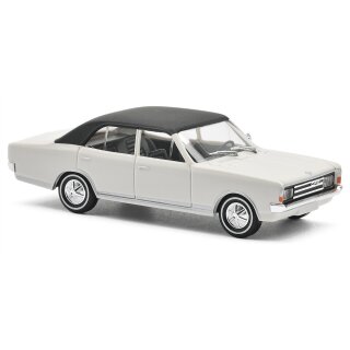 Busch 42020 Opel Rekord C, Weiß mit Weißwandreifen  Maßstab 1:87