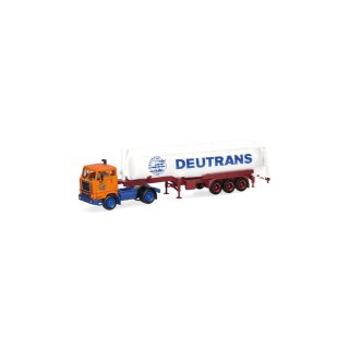Herpa 321600 Volvo F88 Silo-Sattelzug, Deutrans  Maßstab 1:87