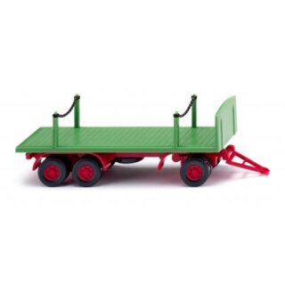 Wiking 044703 Rungenpritschen-Anhänger - maigrün Maßstab 1:87
